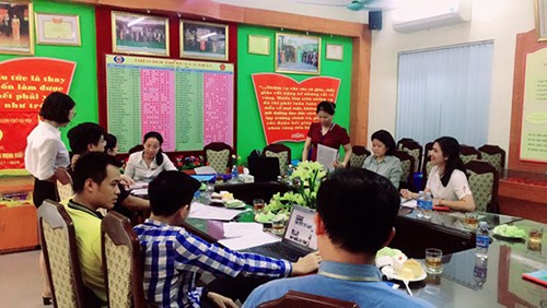 Trường mầm non Phúc Đồng đón đoàn UBND Quận Long Biên kiểm tra công nhận mô hình trường học điện tử năm học 2018 – 2019